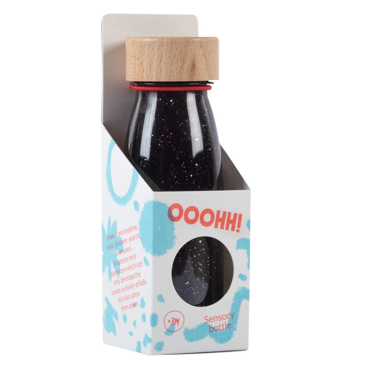 Petit Boum: butelka sensoryczna z brokatem Float - Noski Noski