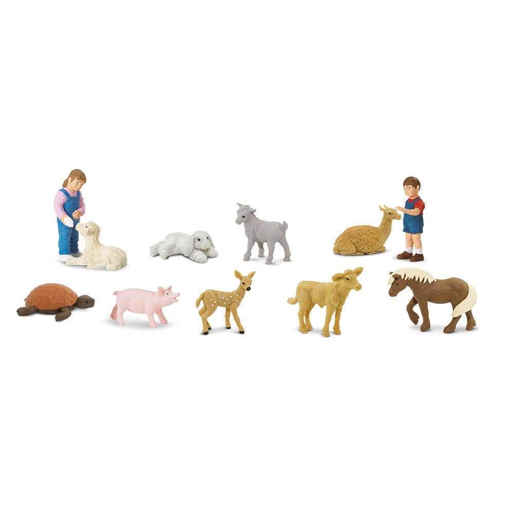 Safari Ltd: figurki w tubie Małe Zwierzątka Petting Zoo Toob 11 szt.