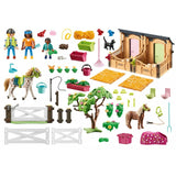 Playmobil: nauka jazdy konnej z boksami dla koni Country