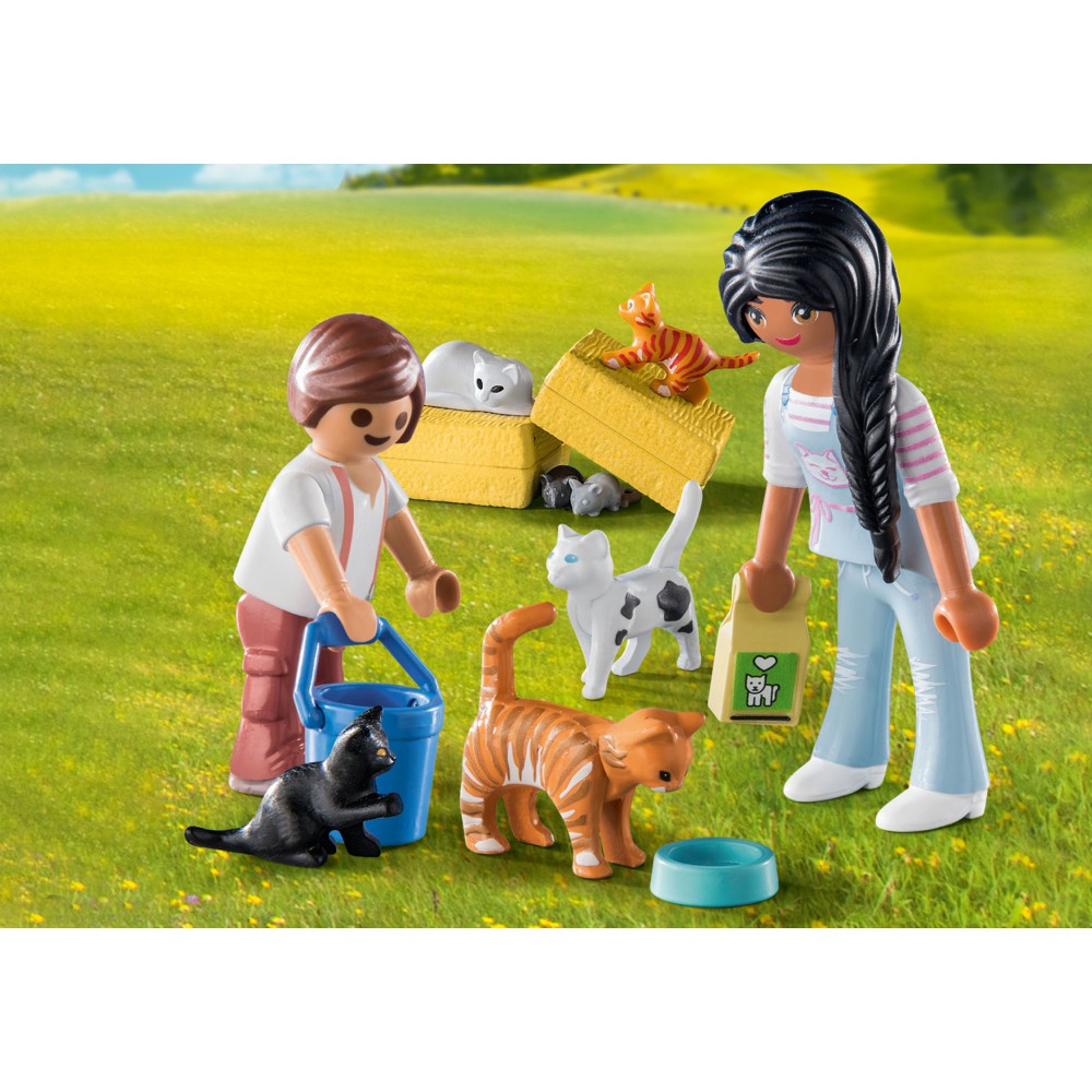 Playmobil: rodzina kotków Country
