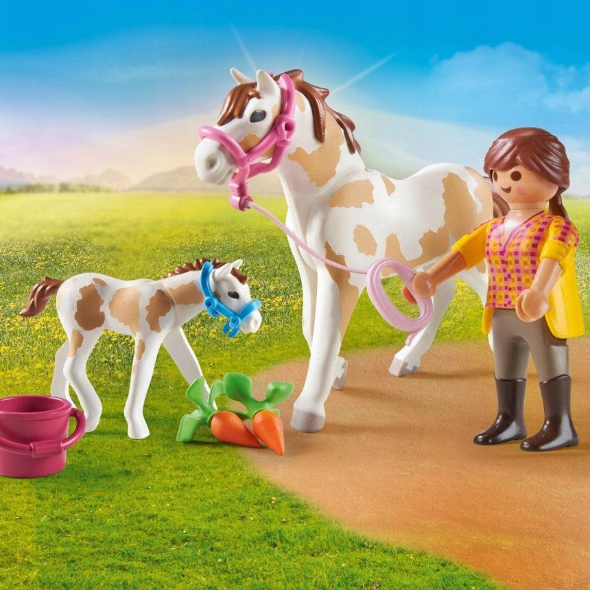 Playmobil: klacz ze źrebakiem Country - Noski Noski