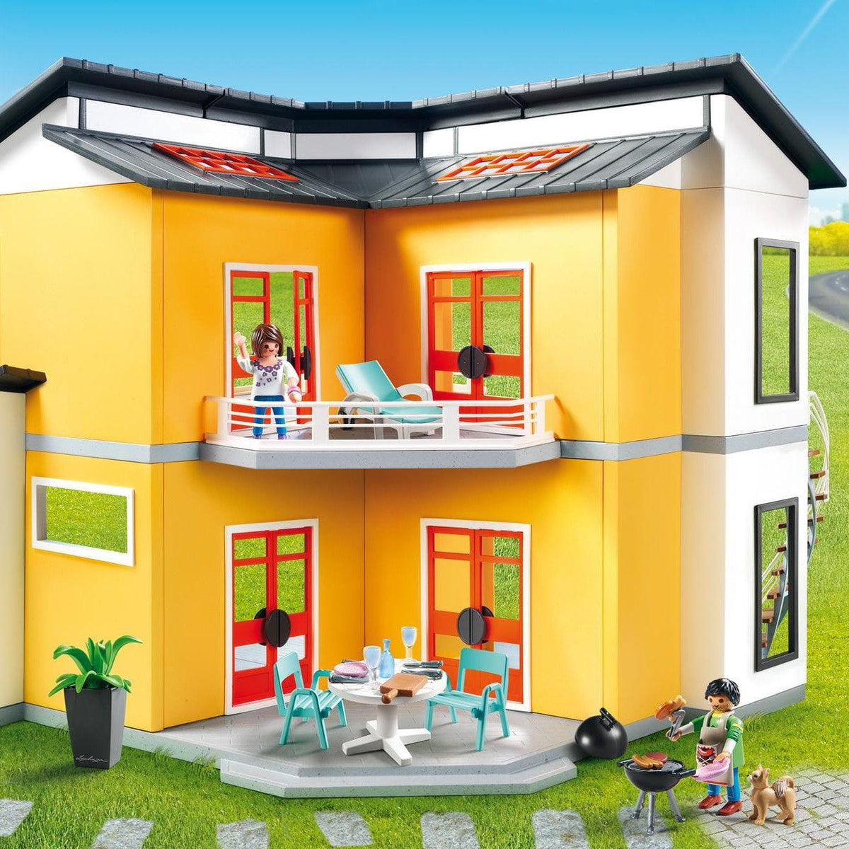 Playmobil: Maison amusante de la vie de la ville moderne