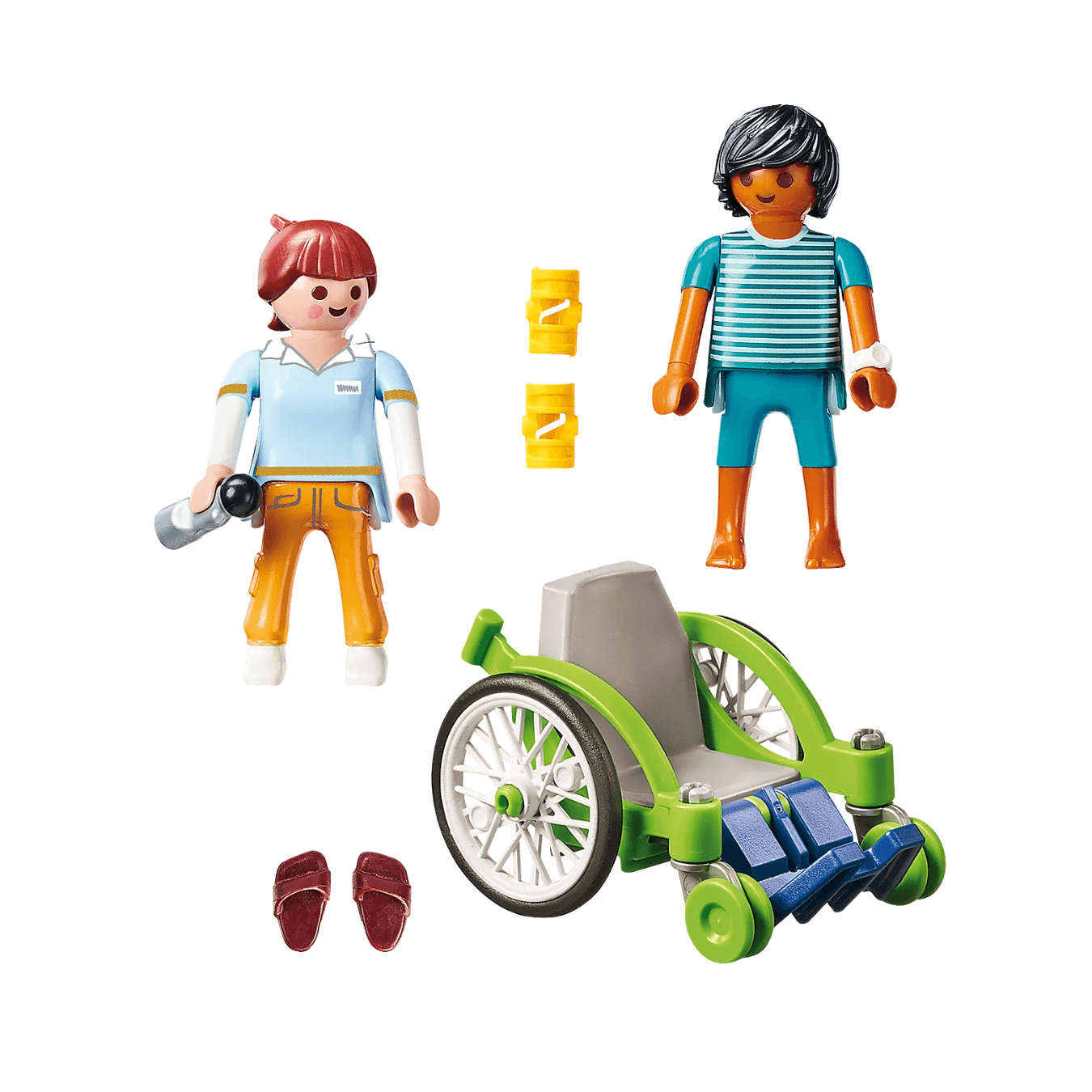 Playmobil: pacjent na wózku inwalidzkim - Noski Noski