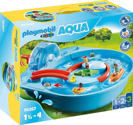 Zabawki do kąpieli Playmobil 123 Aqua, wodny plac zabaw dla dzieci, gwarantują radosne pluskanie i niezapomnianą zabawę w wannie.