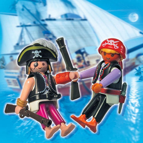 Zestaw Playmobil DuoPack Piraci z figurkami piratów i akcesoriami dla dzieci, idealny do morskich przygód.