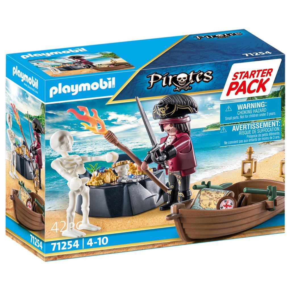 Playmobil: Pirate avec un bateau pirates