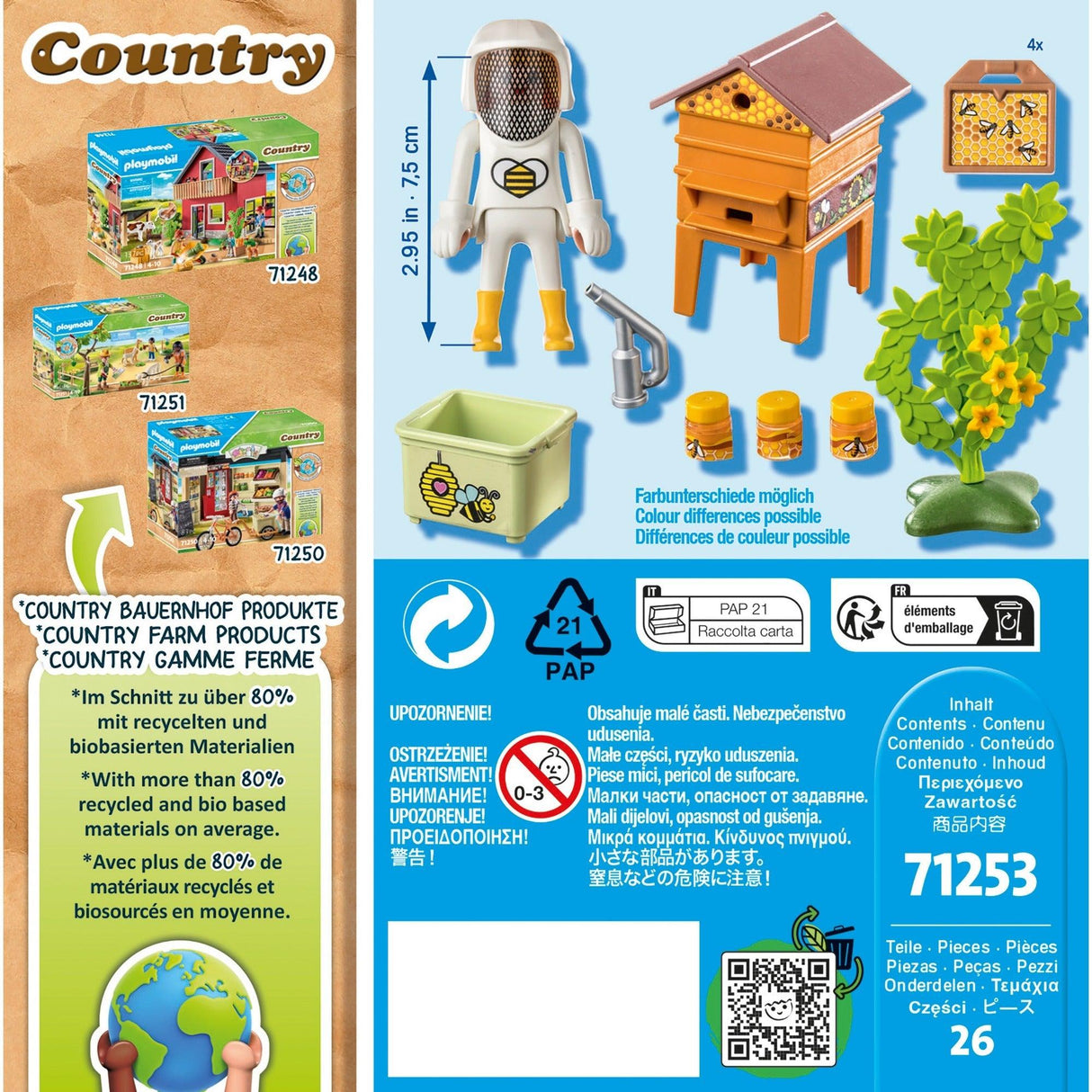 Playmobil: pszczelarka Country - Noski Noski