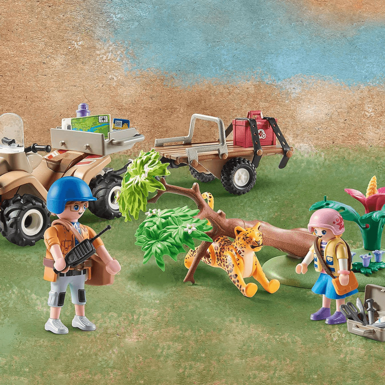 Playmobil: quad ratunkowy dla zwierząt Wiltopia - Noski Noski