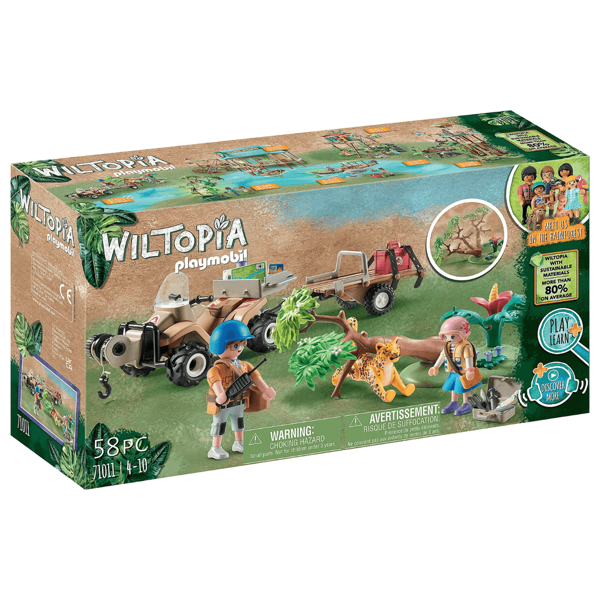 Playmobil: quad ratunkowy dla zwierząt Wiltopia - Noski Noski