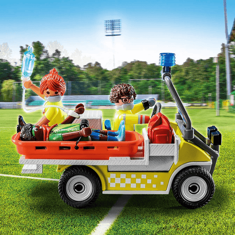 Karetka pogotowia Playmobil City Life ambulans ratunkowy, zestaw dla dzieci z realistycznymi detalami i akcesoriami.