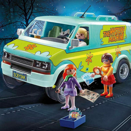 Playmobil Wehikuł Tajemnic Mystery Machine Scooby Doo - kultowy pojazd detektywów Fred, Daphne i Velma w przygodzie autobusem.