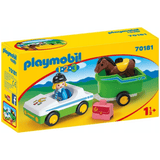 Playmobil: samochód z przyczepą dla konia 1.2.3 - Noski Noski
