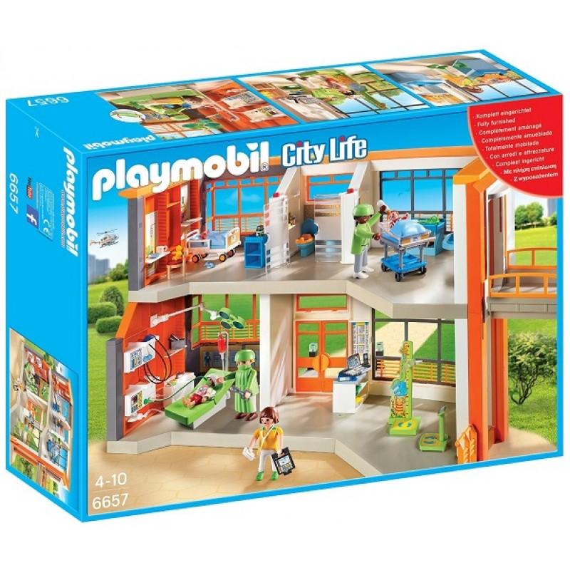 Playmobil: szpital dziecięcy z wyposażeniem City Life - Noski Noski