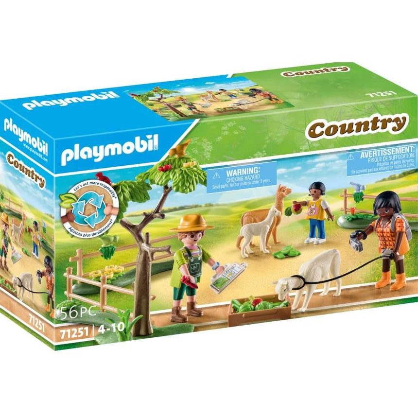 Playmobil: wędrówka z alpakami Country - Noski Noski