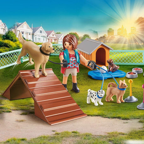 Playmobil: zestaw upominkowy Treserka Psów City Life - Noski Noski