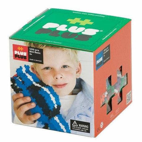 Kreatywne klocki konstrukcyjne Plus Plus Mini Basic 1200 elementów - idealne zabawki do budowania i rozwijania wyobraźni.