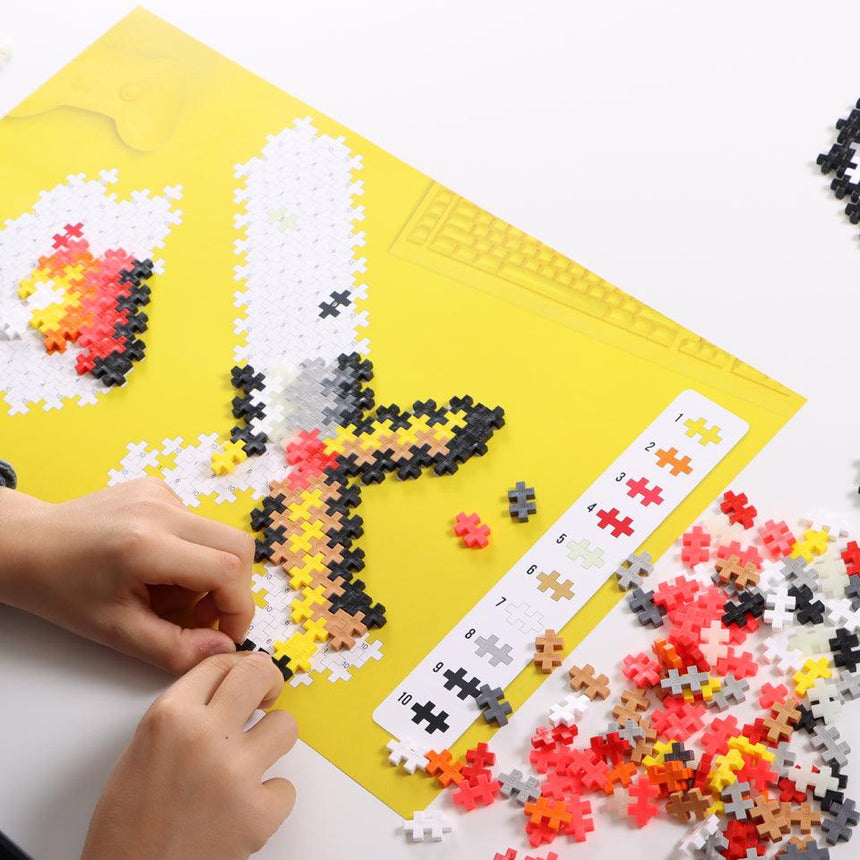 Plus-Plus: układanka ogień i miecz Puzzle By Number 250 el. - Noski Noski