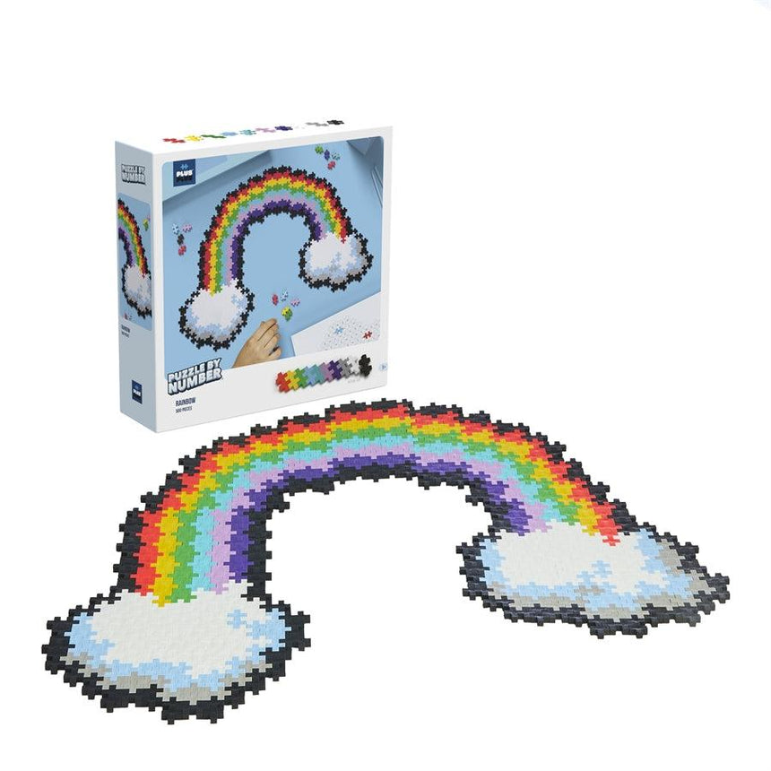 Plus-Plus: układanka tęcza Puzzle By Number 500 el. - Noski Noski