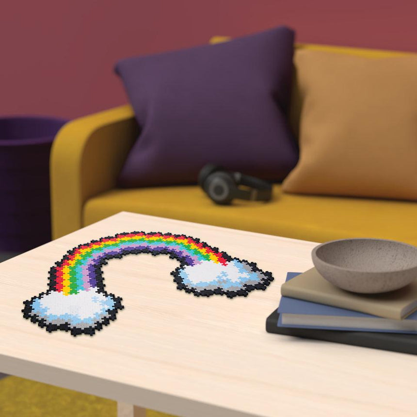 Plus-Plus: układanka tęcza Puzzle By Number 500 el. - Noski Noski