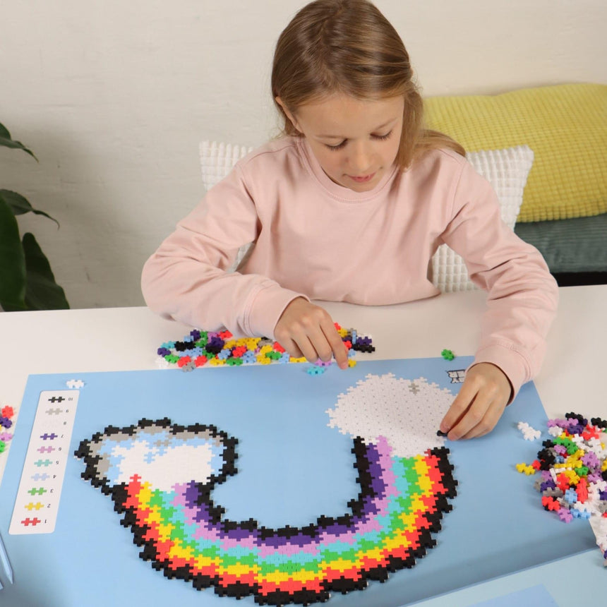 Plus-Plus: układanka tęcza Puzzle By Number 500 el. - Noski Noski