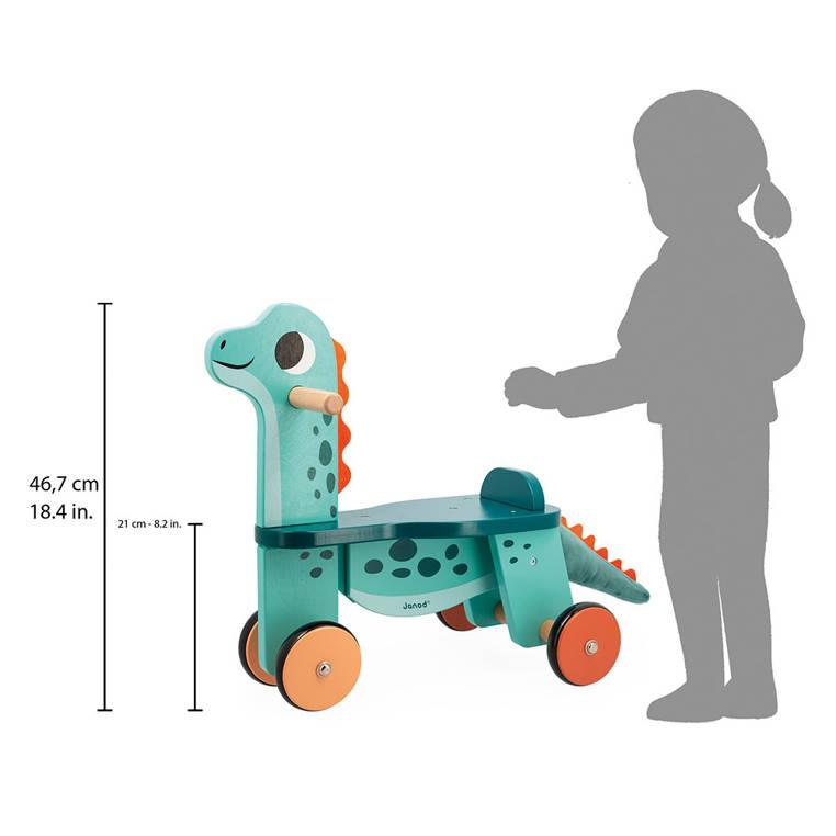Janod: drewniany jeździk Dinozaury - Noski Noski