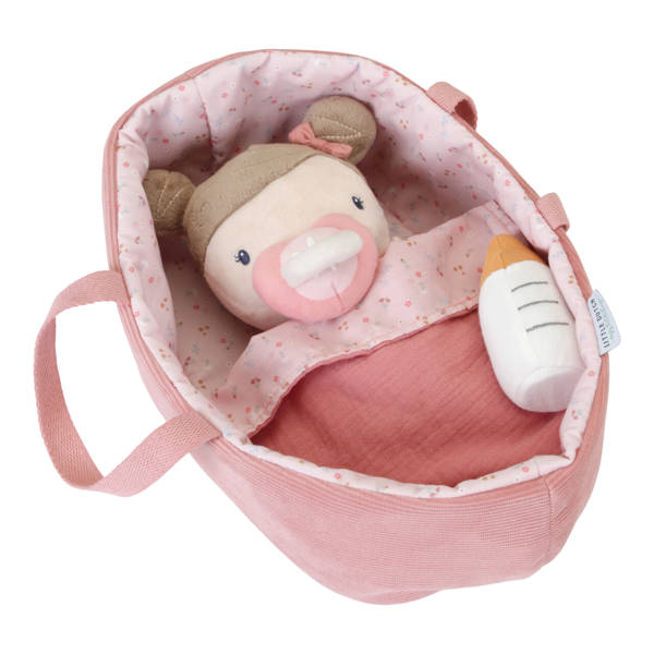 Little Dutch: materiałowa lalka w nosidełku Baby Rosa