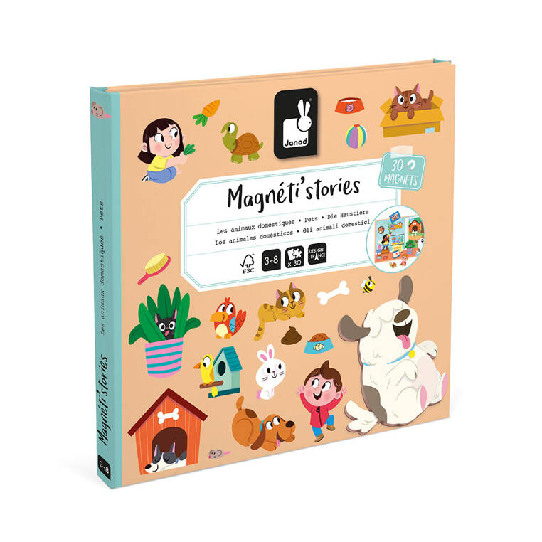 Janod: Magdle Magneti'stories de magnetas mascotas