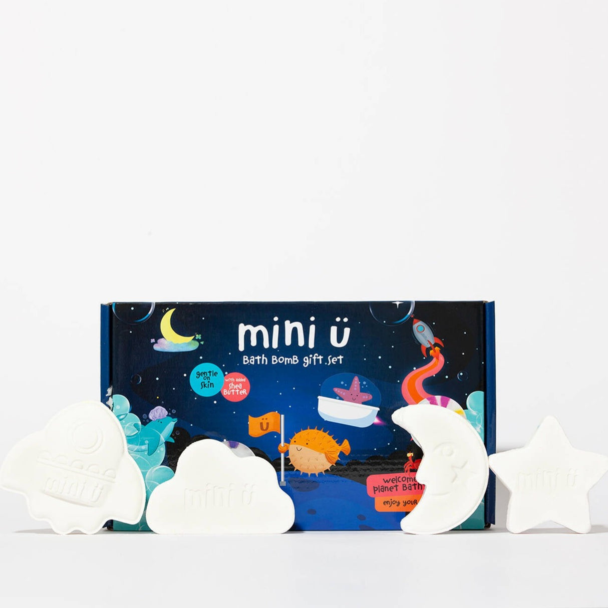 Mini: un ensemble de ciel de bombes de bain de bain-bombe de bain. 4 pcs.