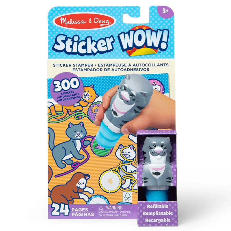 Melissa & Doug: stempelki z naklejkami Sticker Wow!