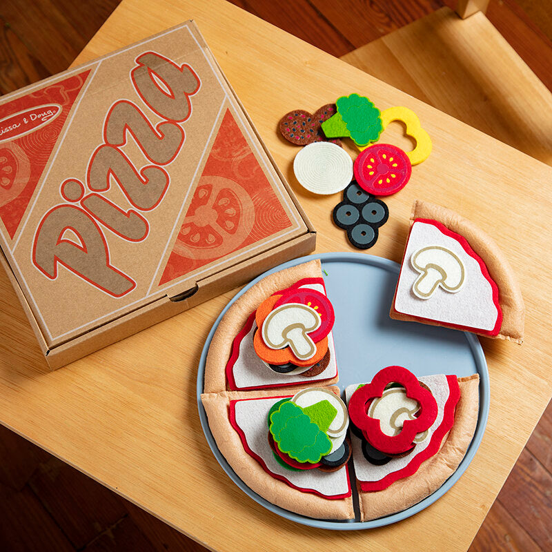 Melissa and Doug: filcowa pizza do układania