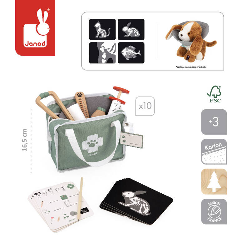 Janod: Veterinarian bag with accessories