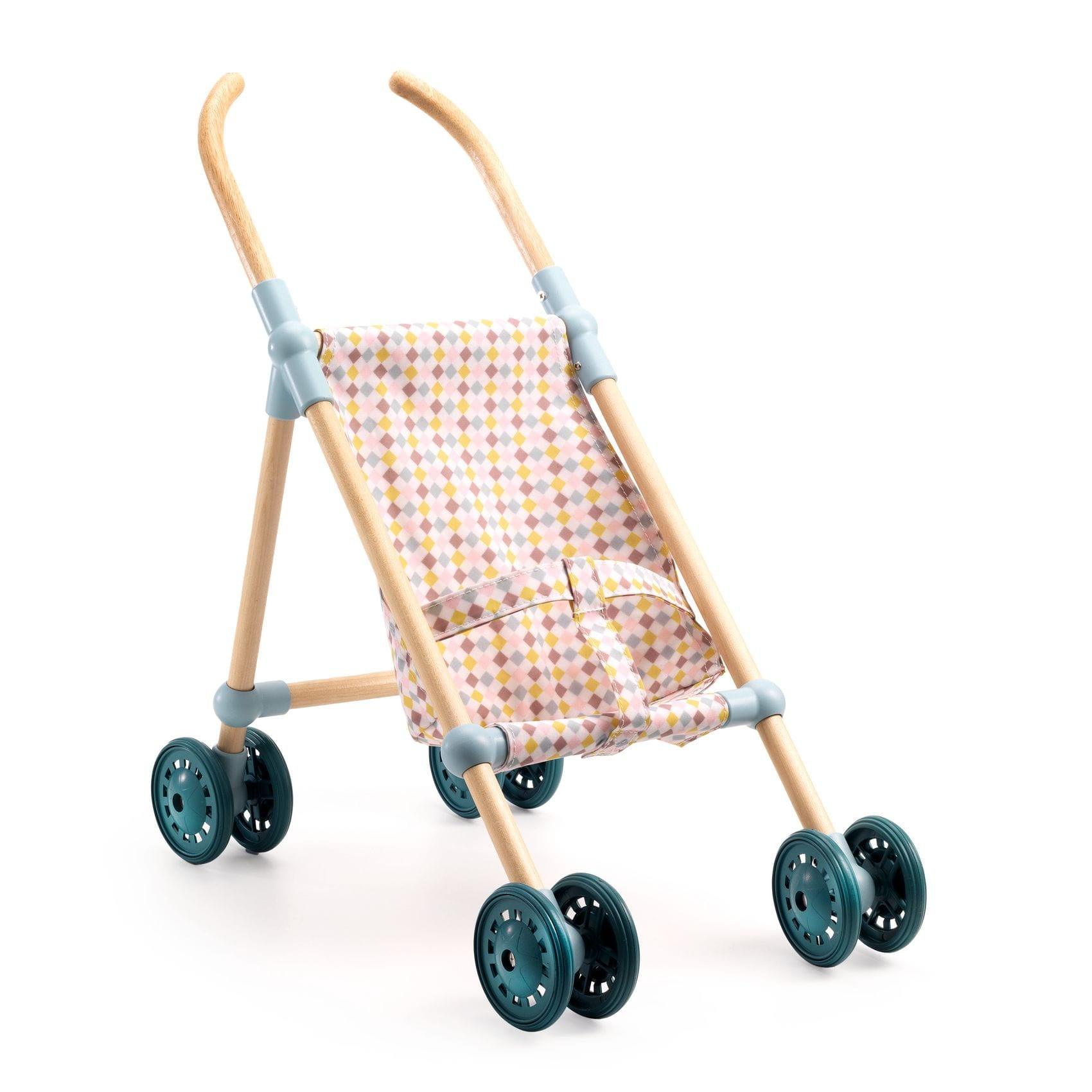 Pomea: drewniany wózek spacerowy dla lalek - Noski Noski