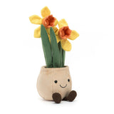 Maskotka kwiatek Jellycat Amuseable Daffodil wesołe żonkile 29 cm