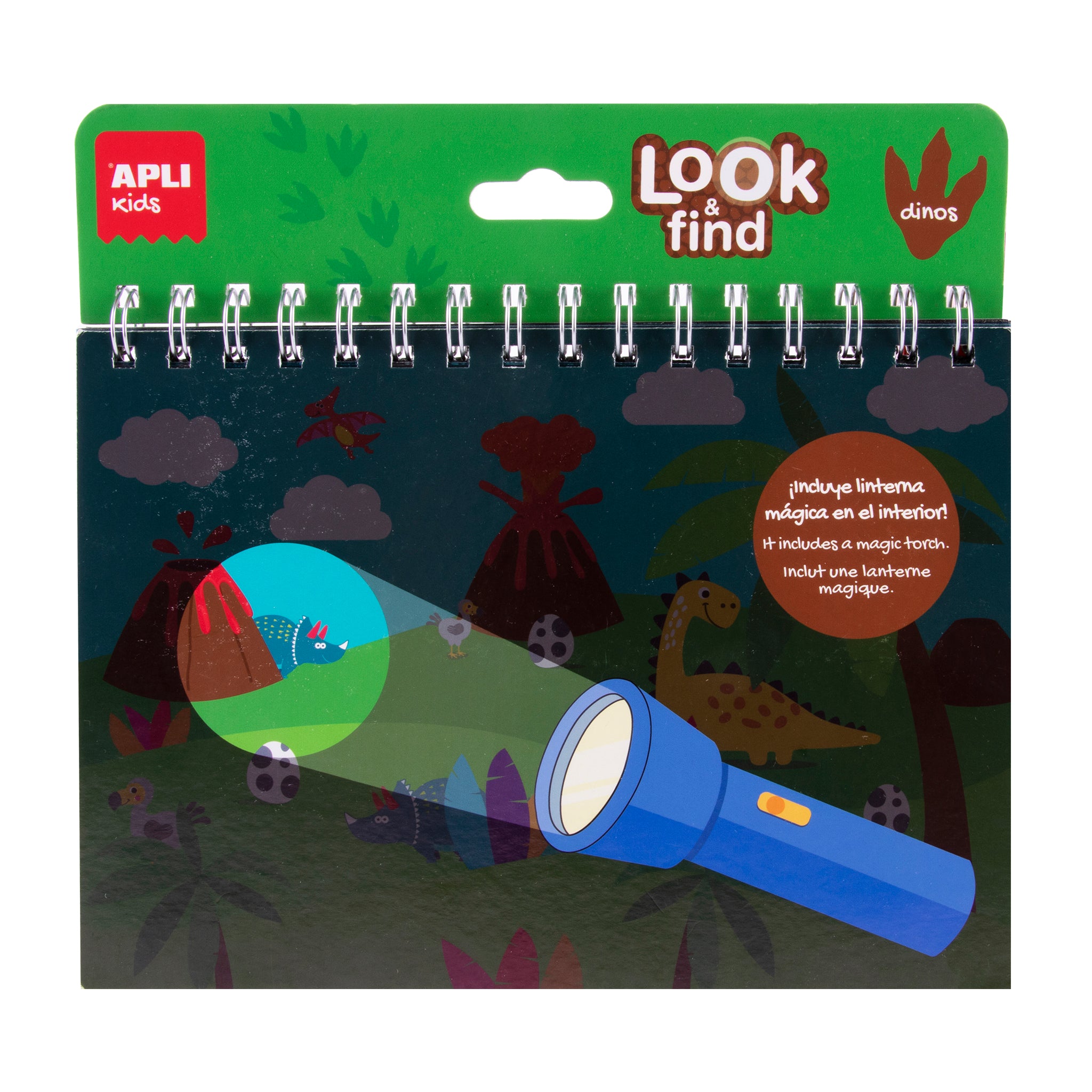 Apli Kids: un folleto con una mirada mágica y encontrar una linterna