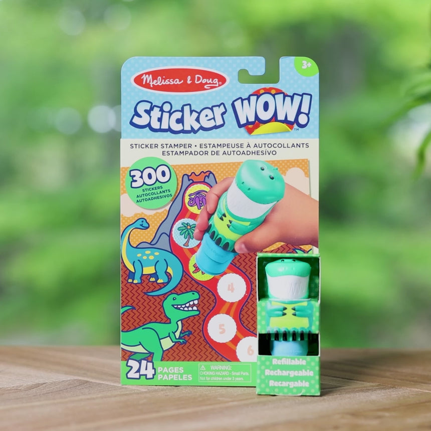 Melissa & Doug: stempelki z naklejkami Sticker Wow!