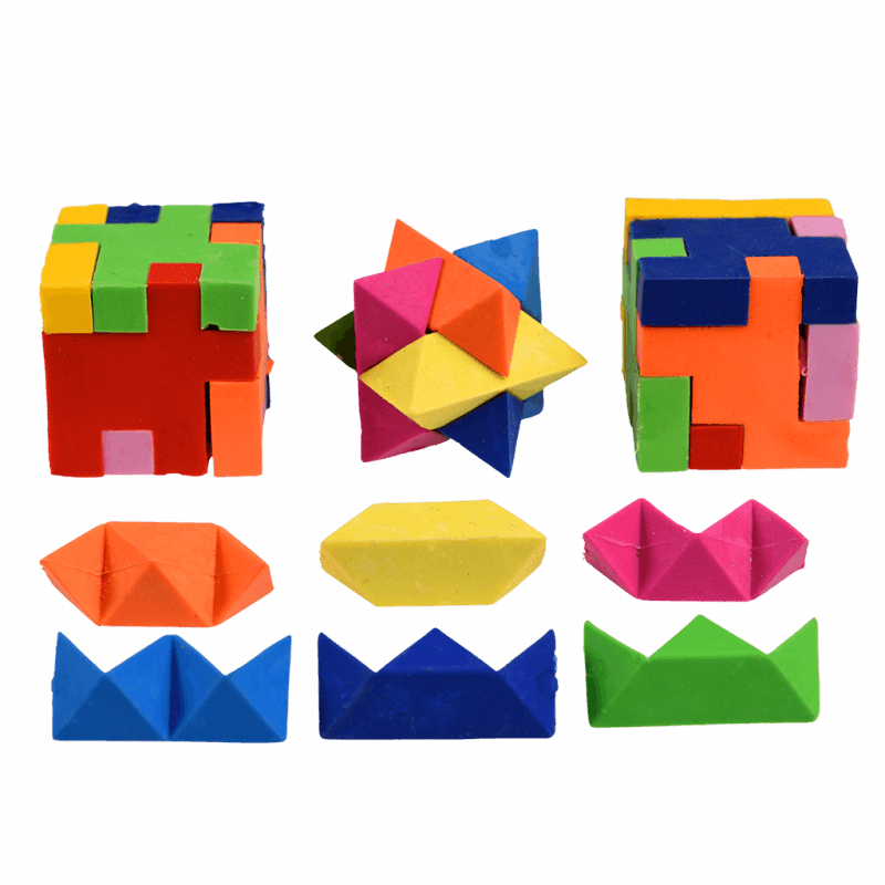 Rex London: gumki do ścierania Puzzle 3D - Noski Noski