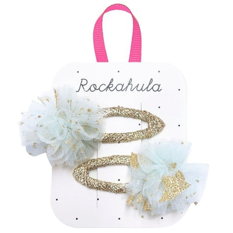Rockahula Kids: spinki do włosów Sparkle Star Tulle Ruffle - Noski Noski