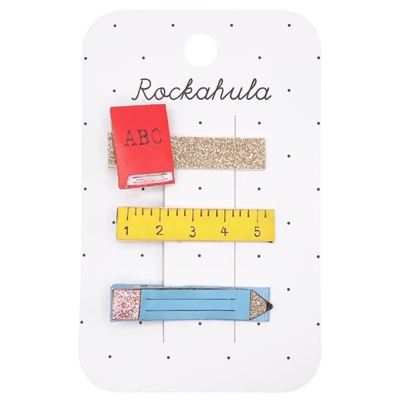 Rockahula Kids: spinki do włosów I Love School - Noski Noski