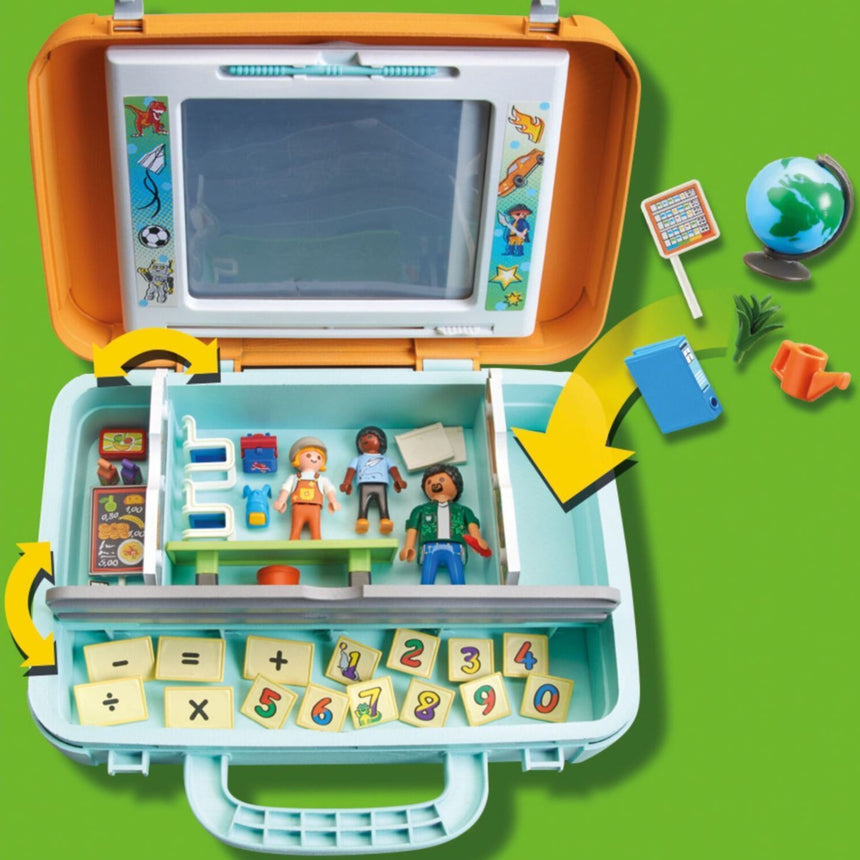 Playmobil: walizeczka edukacyjna ze znikopisem szkoła City Life