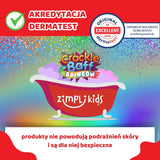 Puder do kąpieli Zimpli Kids Crackle Baff Colours 6 użyć 3 kolory