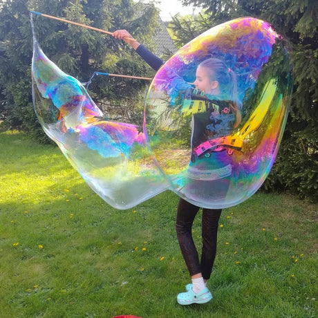 BubbleLab: duży zestaw gigantyczne bańki mydlane Party Fun - Noski Noski