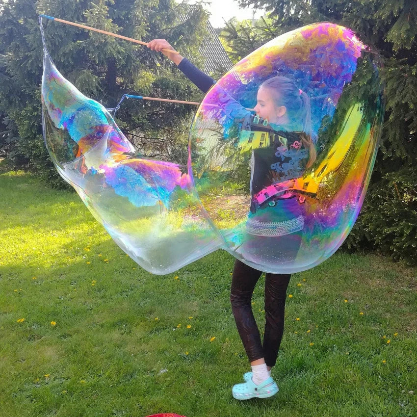BubbleLab: duży zestaw gigantyczne bańki mydlane Party Fun - Noski Noski