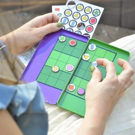 The Purple Cow: magnetyczna gra podróżna Sudoku Shapes - Noski Noski