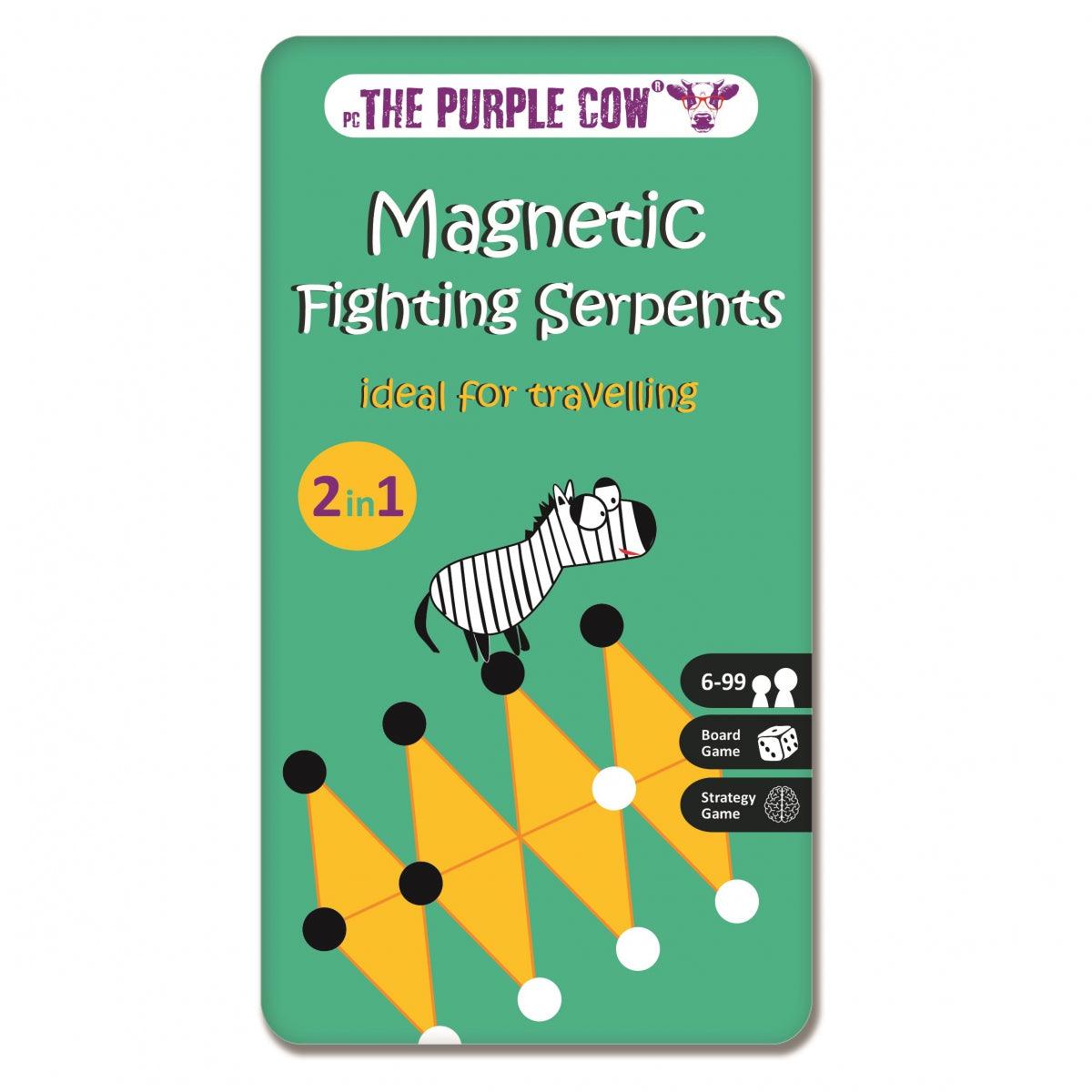 The Purple Cow: magnetyczna gra podróżna Walczące Węże - Noski Noski