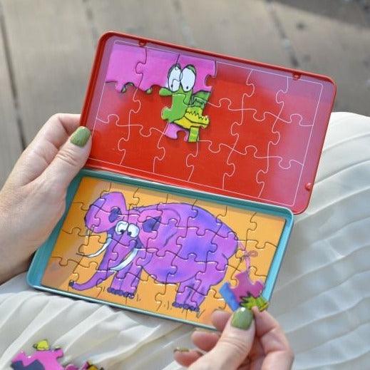 The Purple Cow: magnetyczne puzzle Zwierzęta - Noski Noski