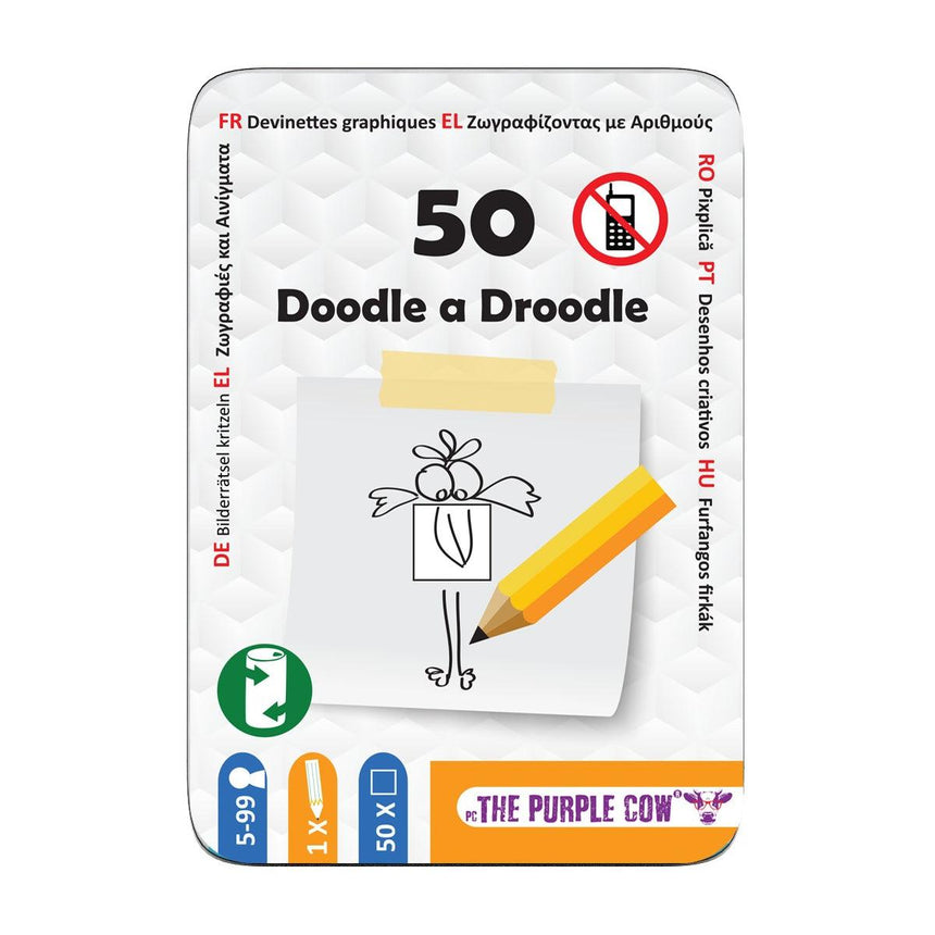 The Purple Cow: podróżna łamigłówka 50 Doodle A Droodle - Noski Noski