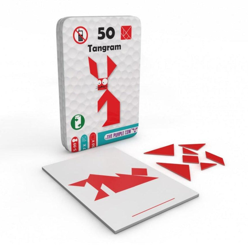 The Purple Cow: podróżna łamigłówka 50 Tangram - Noski Noski