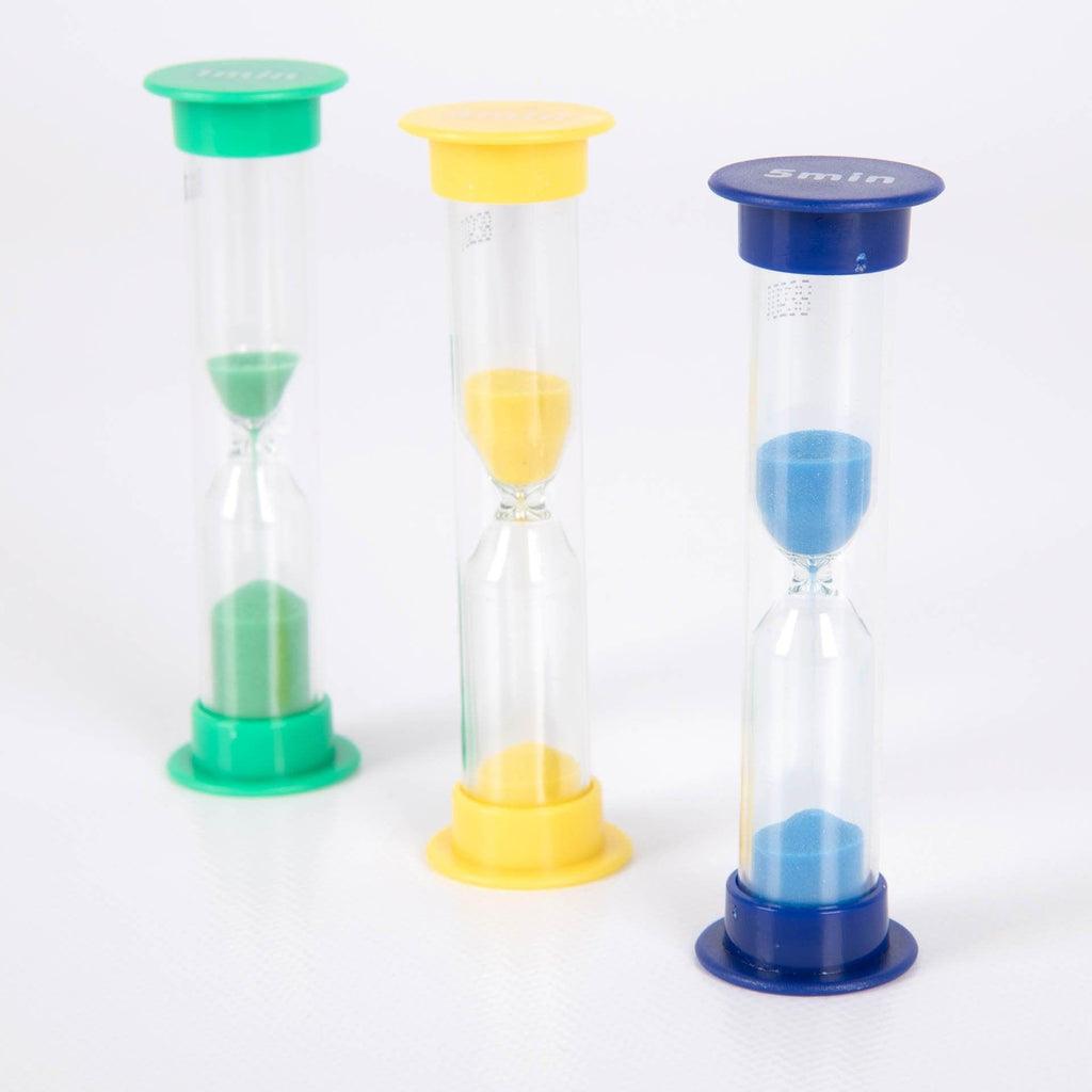 TickiT: małe klepsydry Mini Sand Timer Set 3 el. - Noski Noski