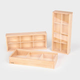 TickiT: pudełka odkrywców Wooden Discovery Boxes 3 el - Noski Noski