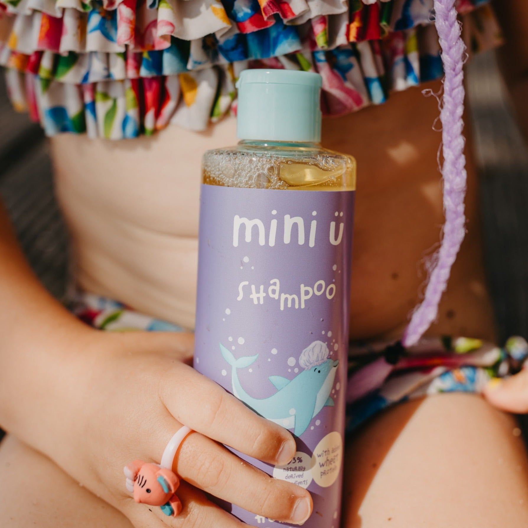 Mini u: Shampooing de cheveux à la crème au miel naturel